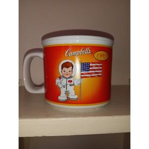 Campbells Soup Mug Kids 100 Years Anniversary 1904-2004 Houston Harvest 31581